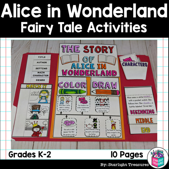 Alice in Wonderland Lapbook