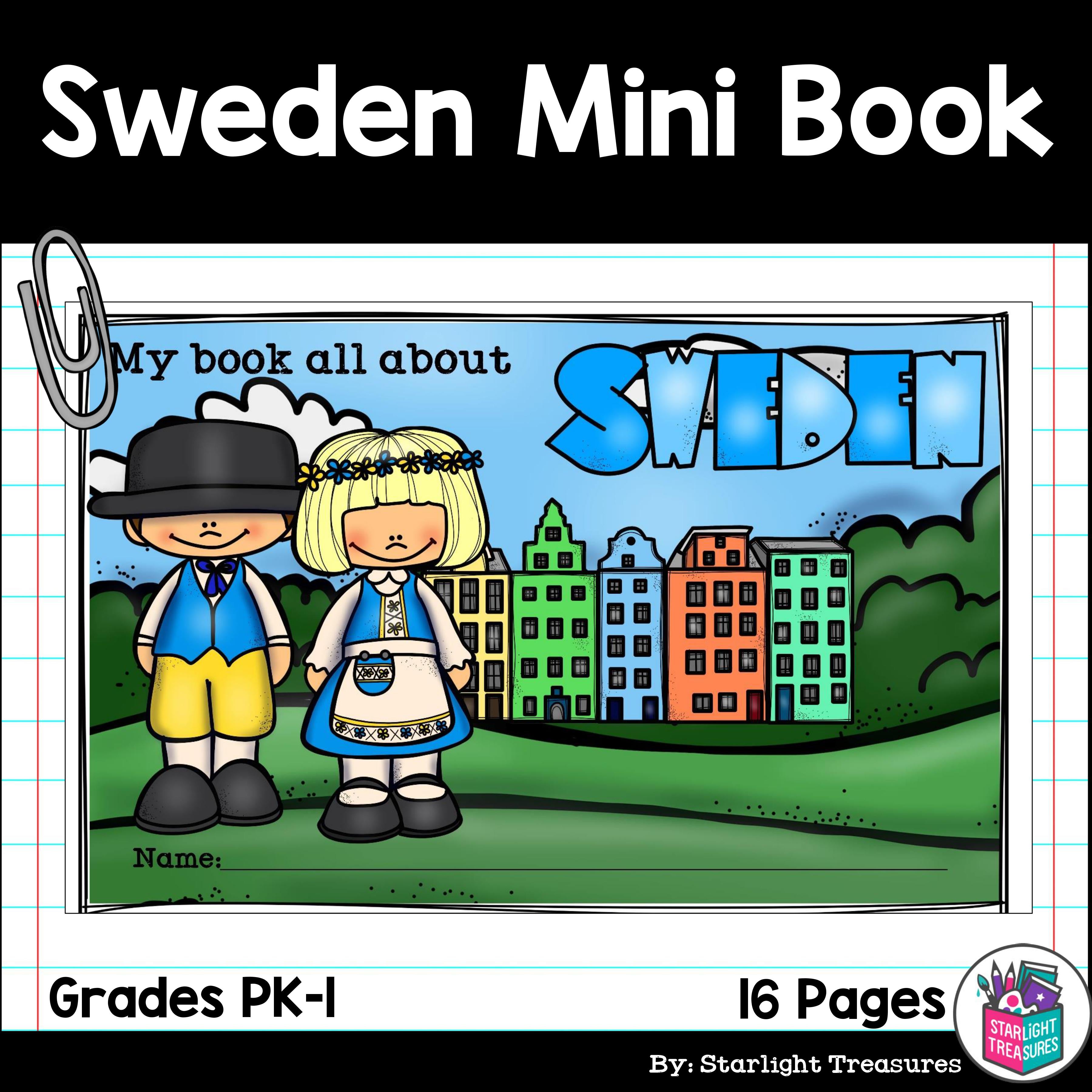 Sweden Mini Book for Early Readers - A Country Study