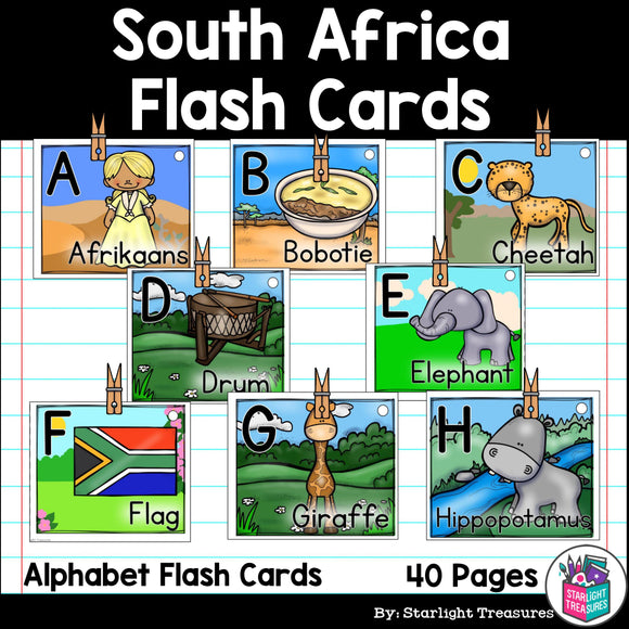 South Africa Flash Cards