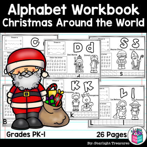 Worksheets A-Z Christmas Around the World