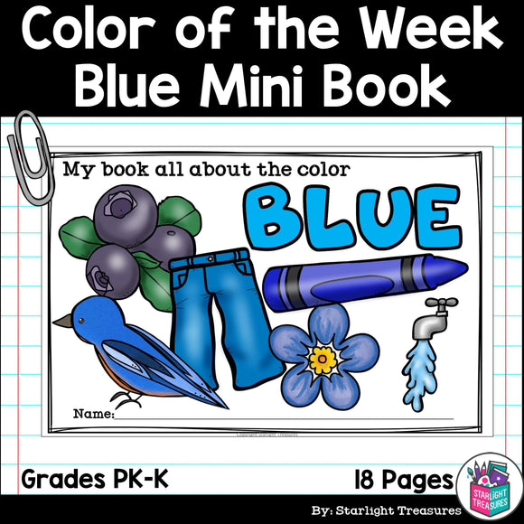 Colors of the Week: Blue Mini Book