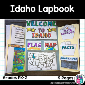 Idaho Lapbook for Early Learners - A State Study