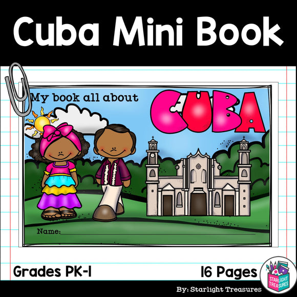 Cuba Mini Book for Early Readers - A Country Study