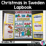 Christmas in Sweden Lapbook for Early Learners