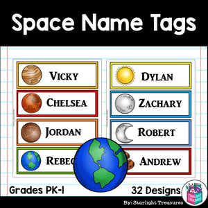 Space Name Tags - Editable