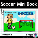 Soccer Mini Book for Early Readers: Sports