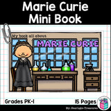 Marie Curie Mini Book for Early Readers: Women's History Month