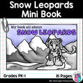 Snow Leopard Mini Book for Early Readers