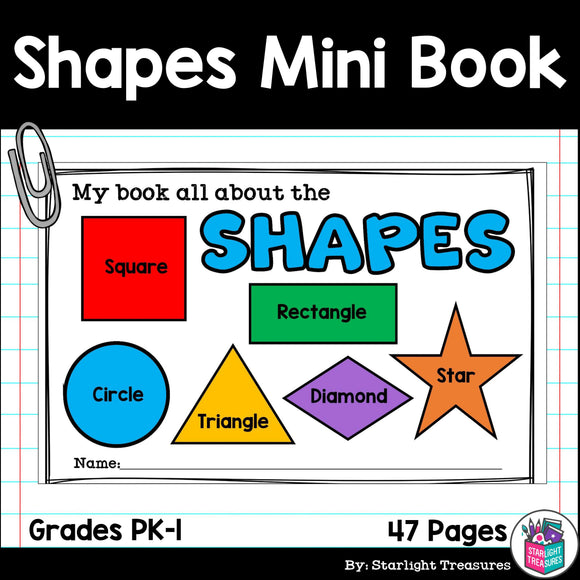 Learn Our Shapes: Shapes Mini Book for Early Readers