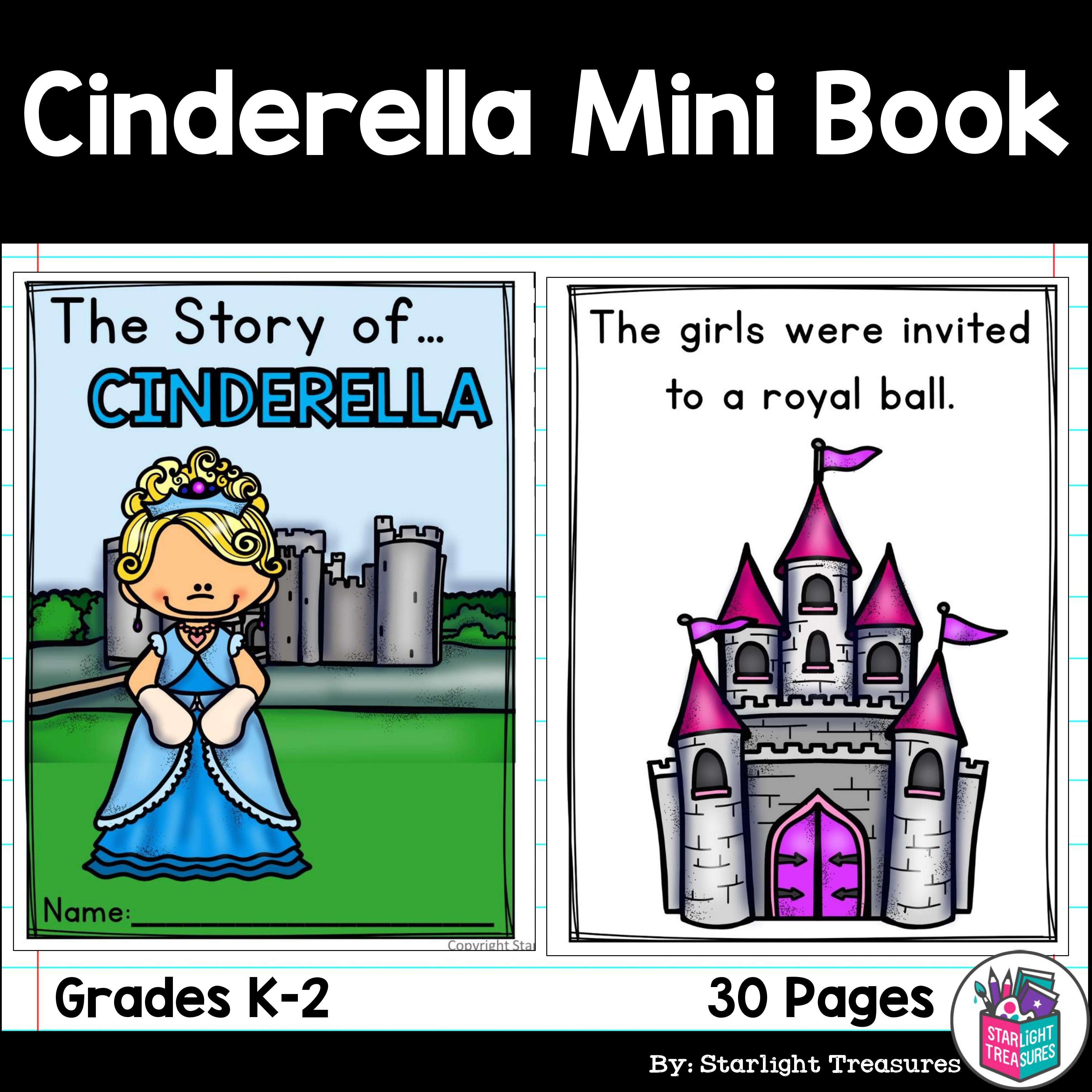 Cinderella Mini Book for Early Readers