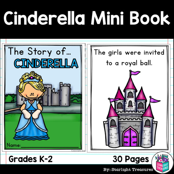 Cinderella Mini Book for Early Readers
