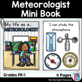 Meteorologist Mini Book for Early Readers - Types of Scientists