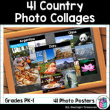 Country Photo Poster Collages