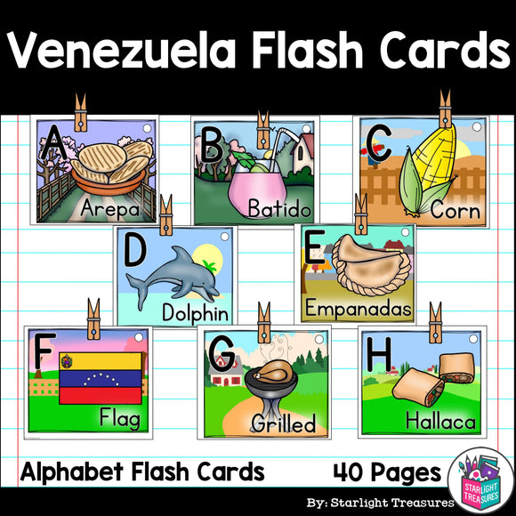 Venezuela Flash Cards
