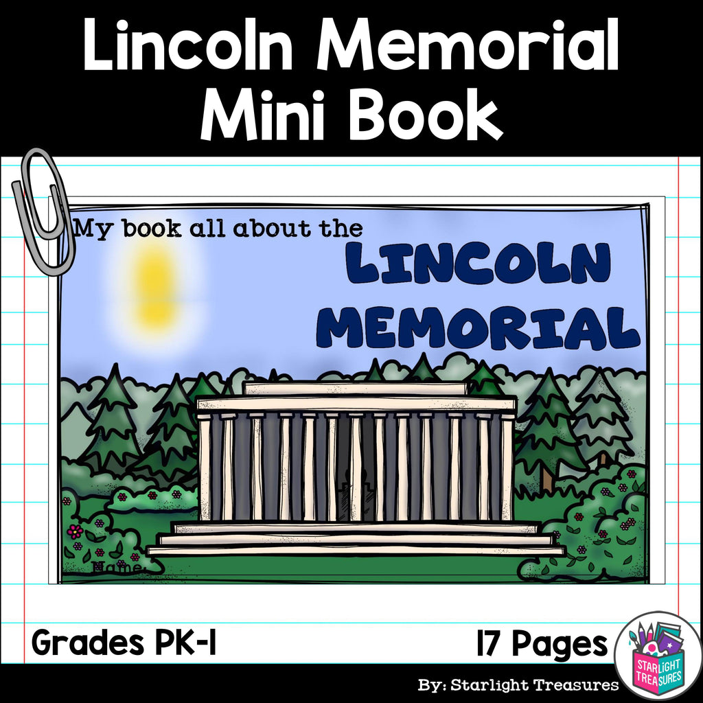 Lincoln Memorial Mini Book for Early Readers: American Symbols