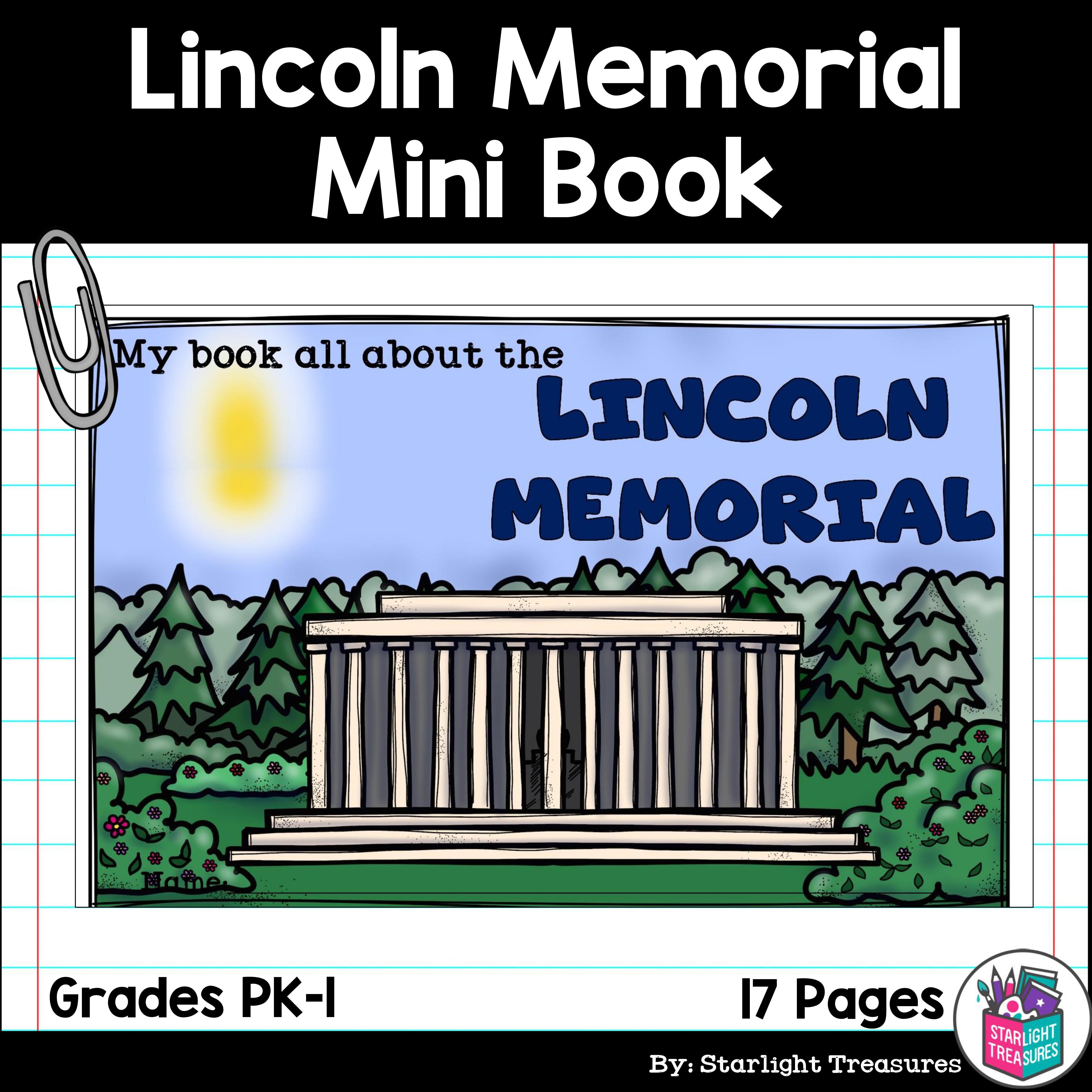 Lincoln Memorial Mini Book for Early Readers: American Symbols
