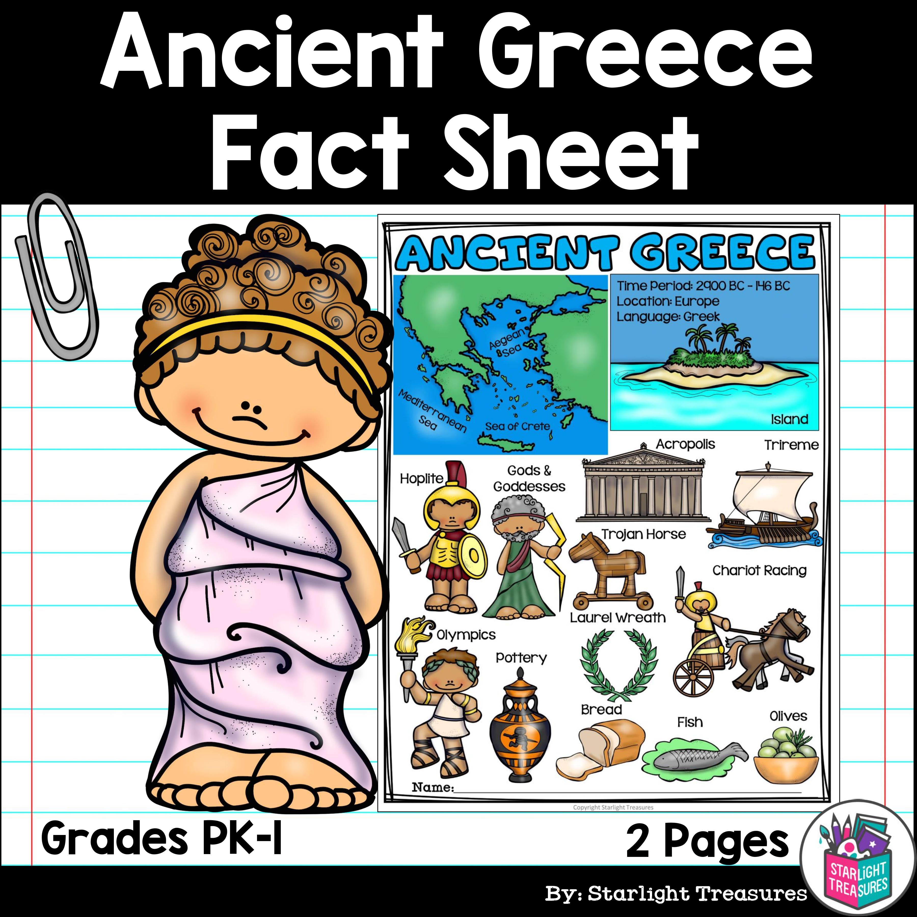 Ancient Greece Fact Sheet