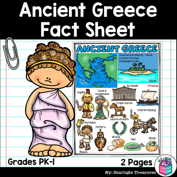 Ancient Greece Fact Sheet