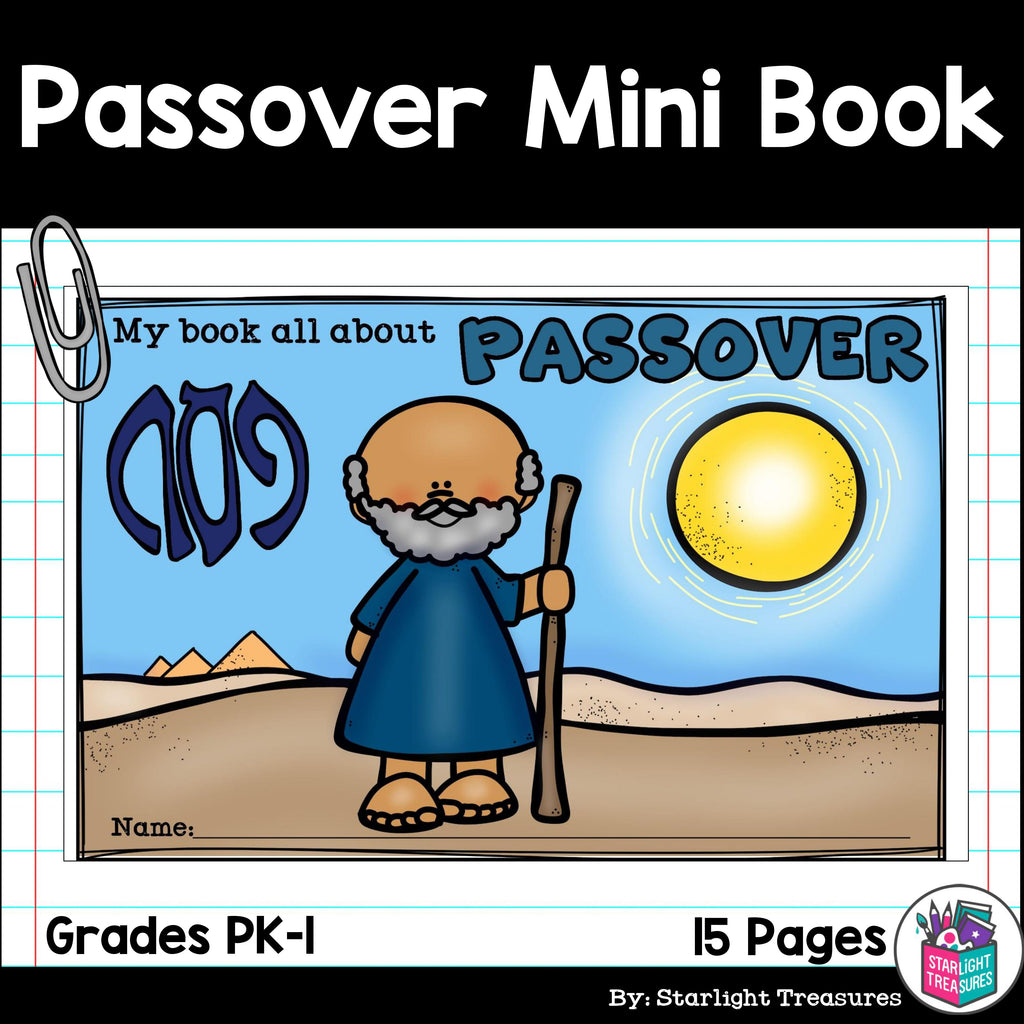 Passover Mini Book for Early Readers