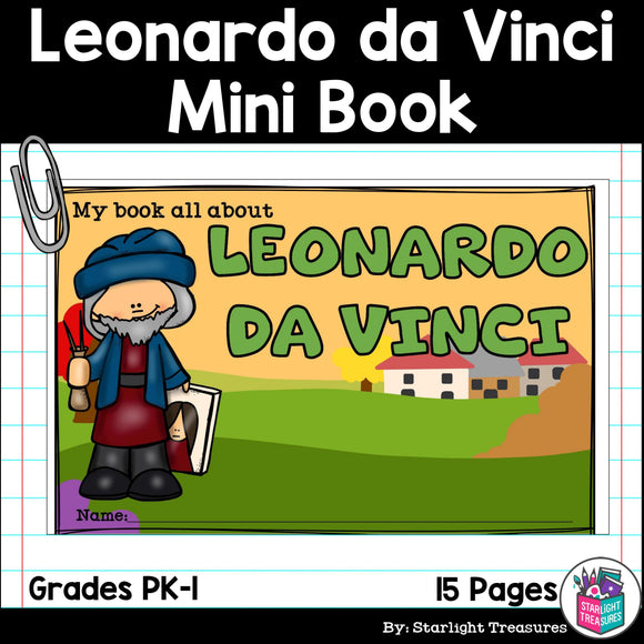 Leonardo da Vinci Mini Book for Early Readers: Inventors