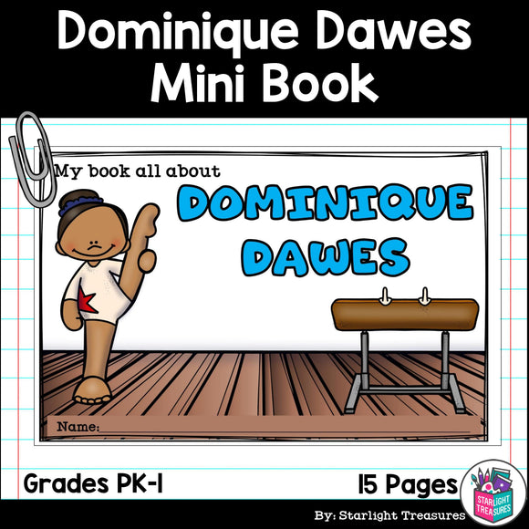 Dominique Dawes Mini Book for Early Readers: Women's History Month