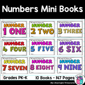 Learn Our Numbers: Numbers Mini Book for Early Readers 
