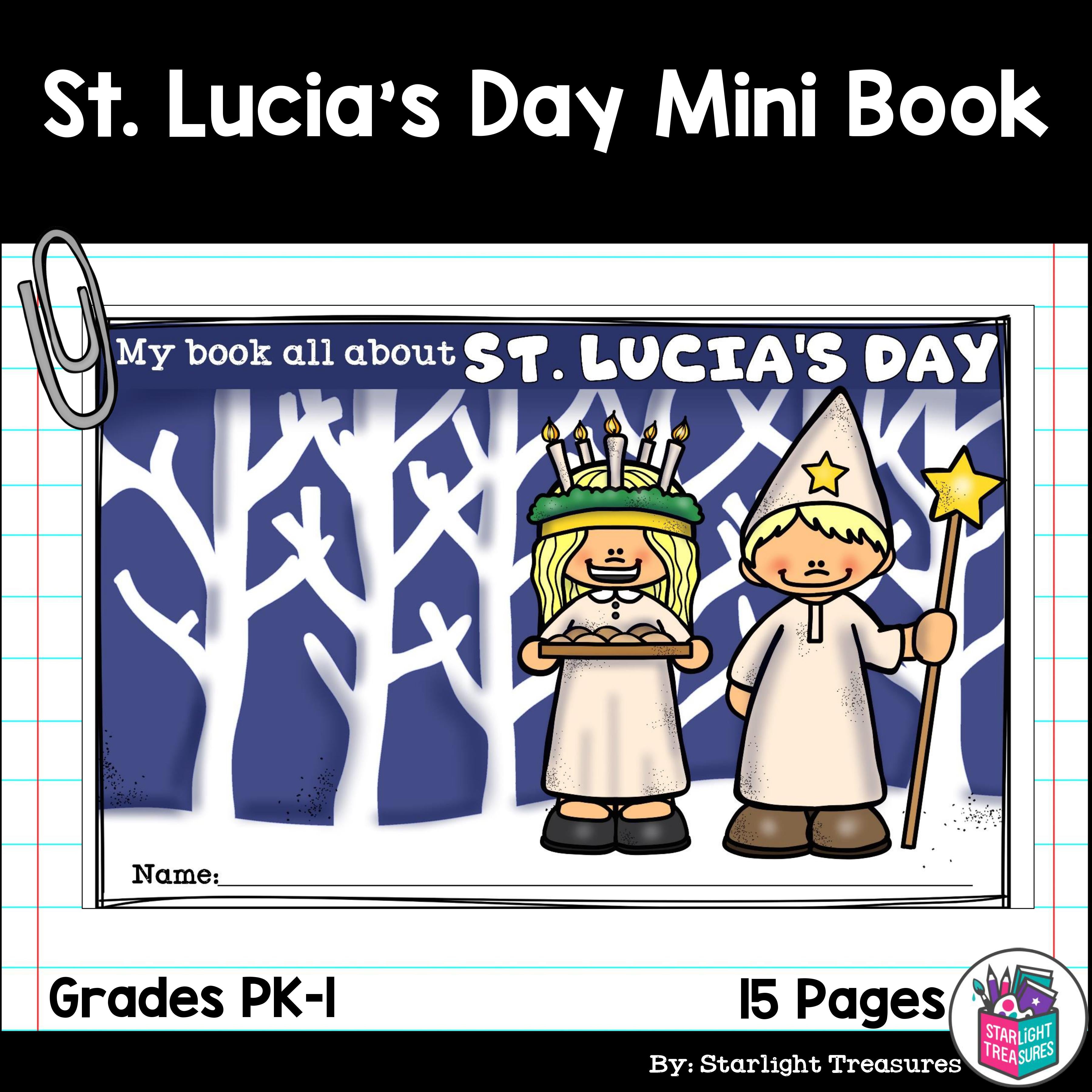 Christmas in Sweden: St. Lucia's Day Mini Book for Early Readers
