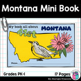Montana Mini Book for Early Readers - A State Study