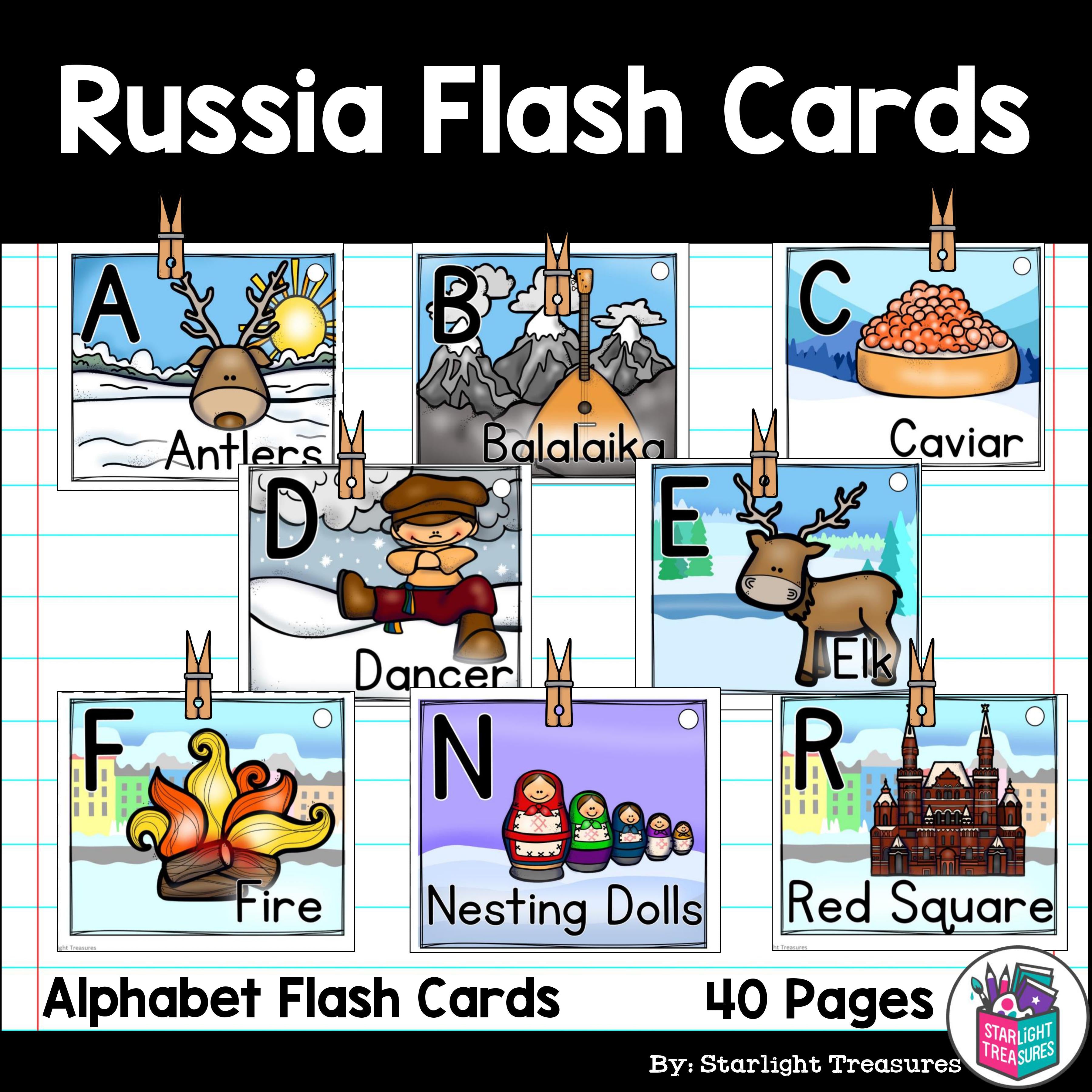 Russia Flash Cards