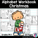 Worksheets A-Z Christmas Theme