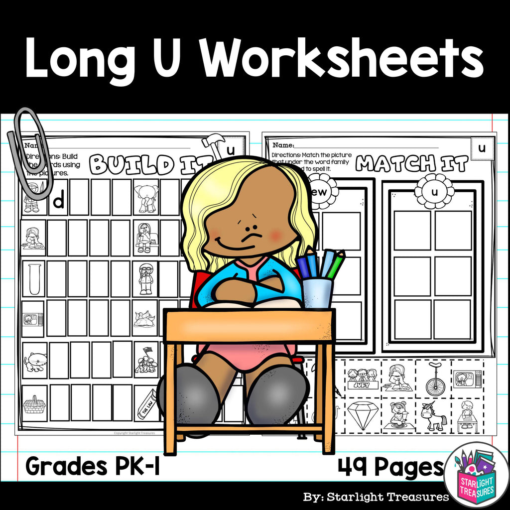 Long U Worksheets and Activities for Early Readers