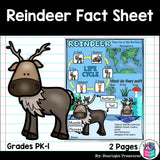 Reindeer Fact Sheet for Early Readers