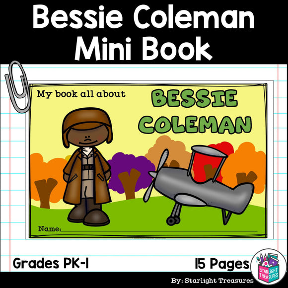 Bessie Coleman Mini Book for Early Readers