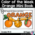Colors of the Week: Orange Mini Book 