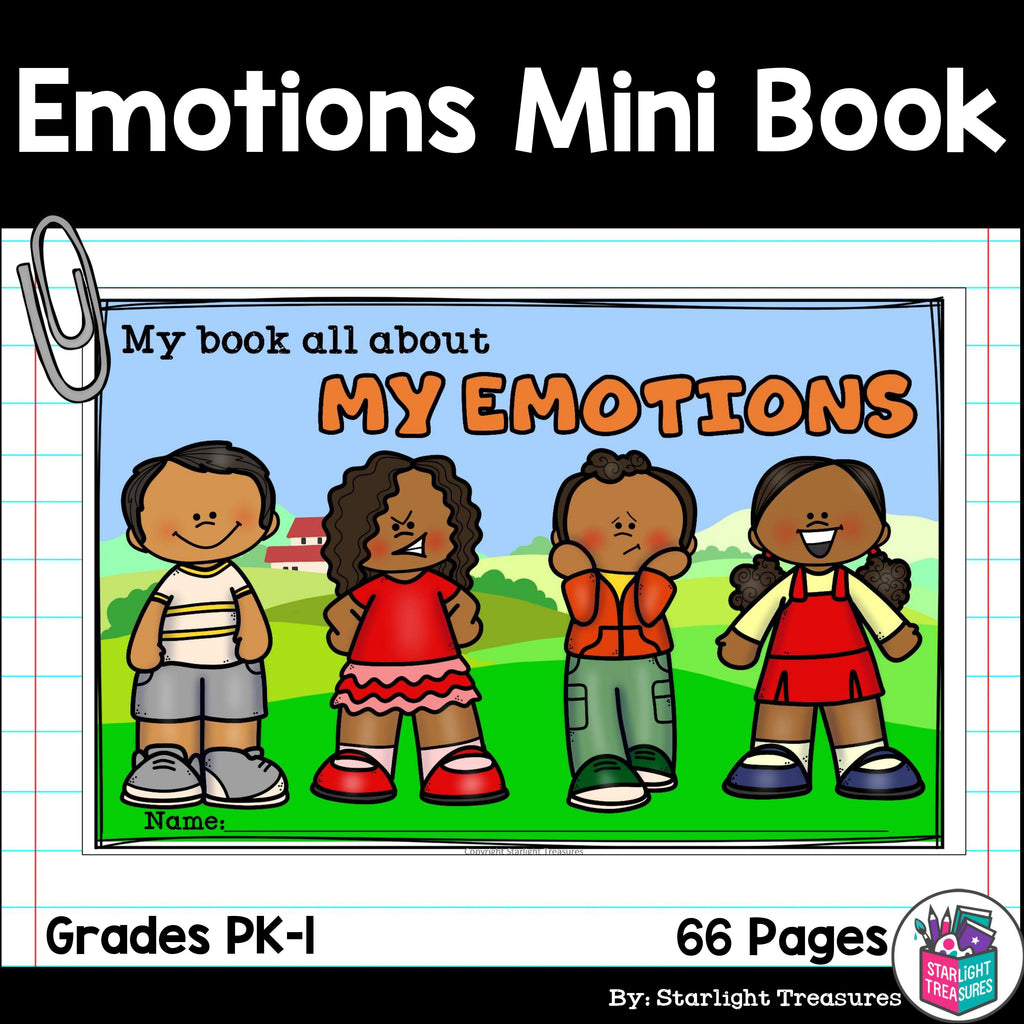 My Emotions and Feelings Mini Book for Early Readers