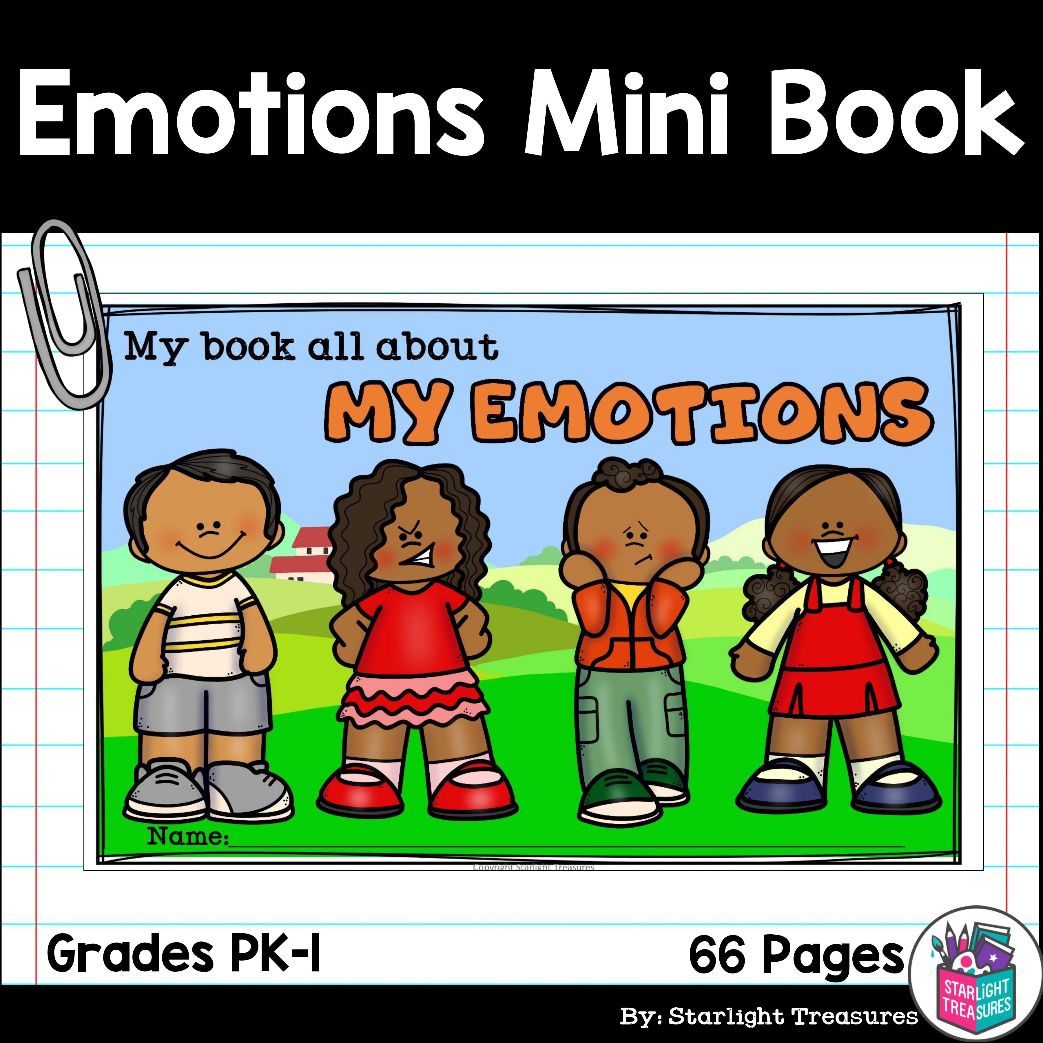 My Emotions and Feelings Mini Book for Early Readers