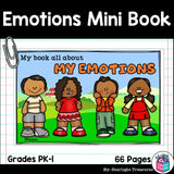 My Emotions and Feelings Mini Book for Early Readers