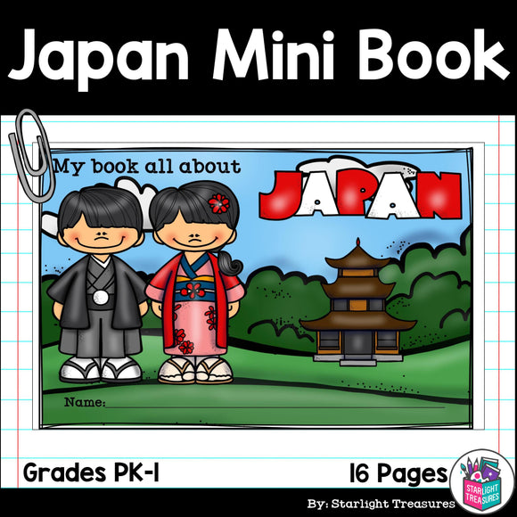 Japan Mini Book for Early Readers - A Country Study