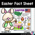 Easter Fact Sheet for Early Readers