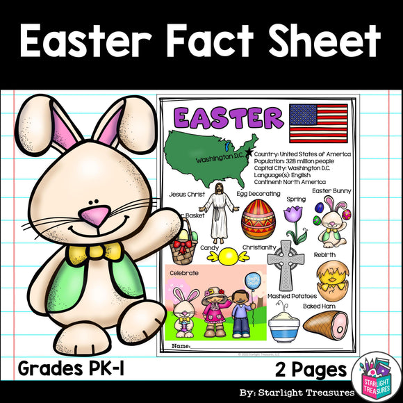 Easter Fact Sheet for Early Readers