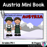 Austria Mini Book for Early Readers - A Country Study