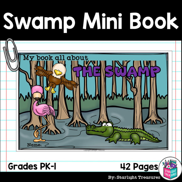 The Swamp Mini Book for Early Readers: Swamp Animals