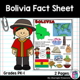 Bolivia Fact Sheet for Early Readers