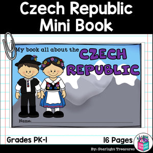 Czech Republic Mini Book for Early Readers - A Country Study