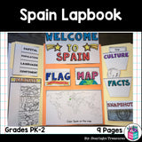 Spain Lapbook for Early Learners - A Country Study