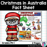 Christmas in Australia Fact Sheet for Early Readers