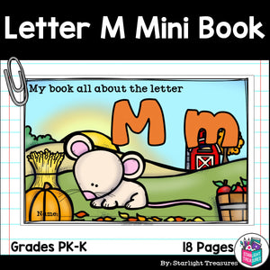 Alphabet Letter of the Week: The Letter M Mini Book
