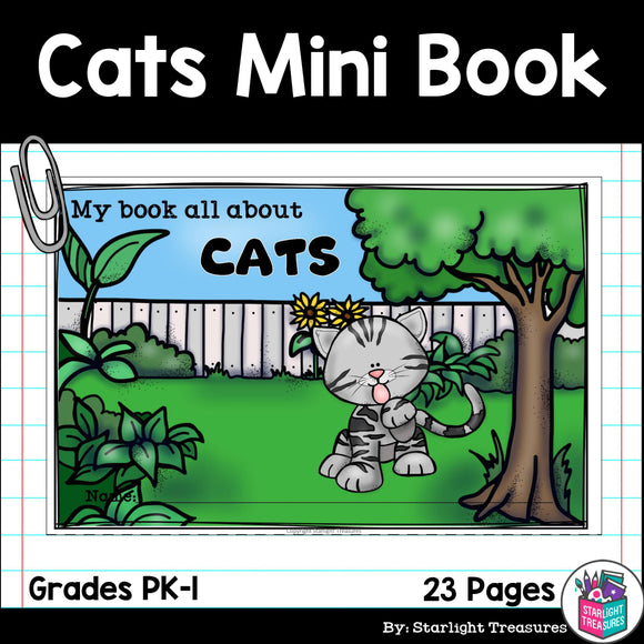 Cats Mini Book for Early Readers