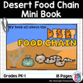 Desert Food Chain Mini Book for Early Readers - Food Chains