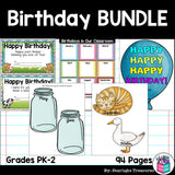 Birthdays in the Classroom Bundle